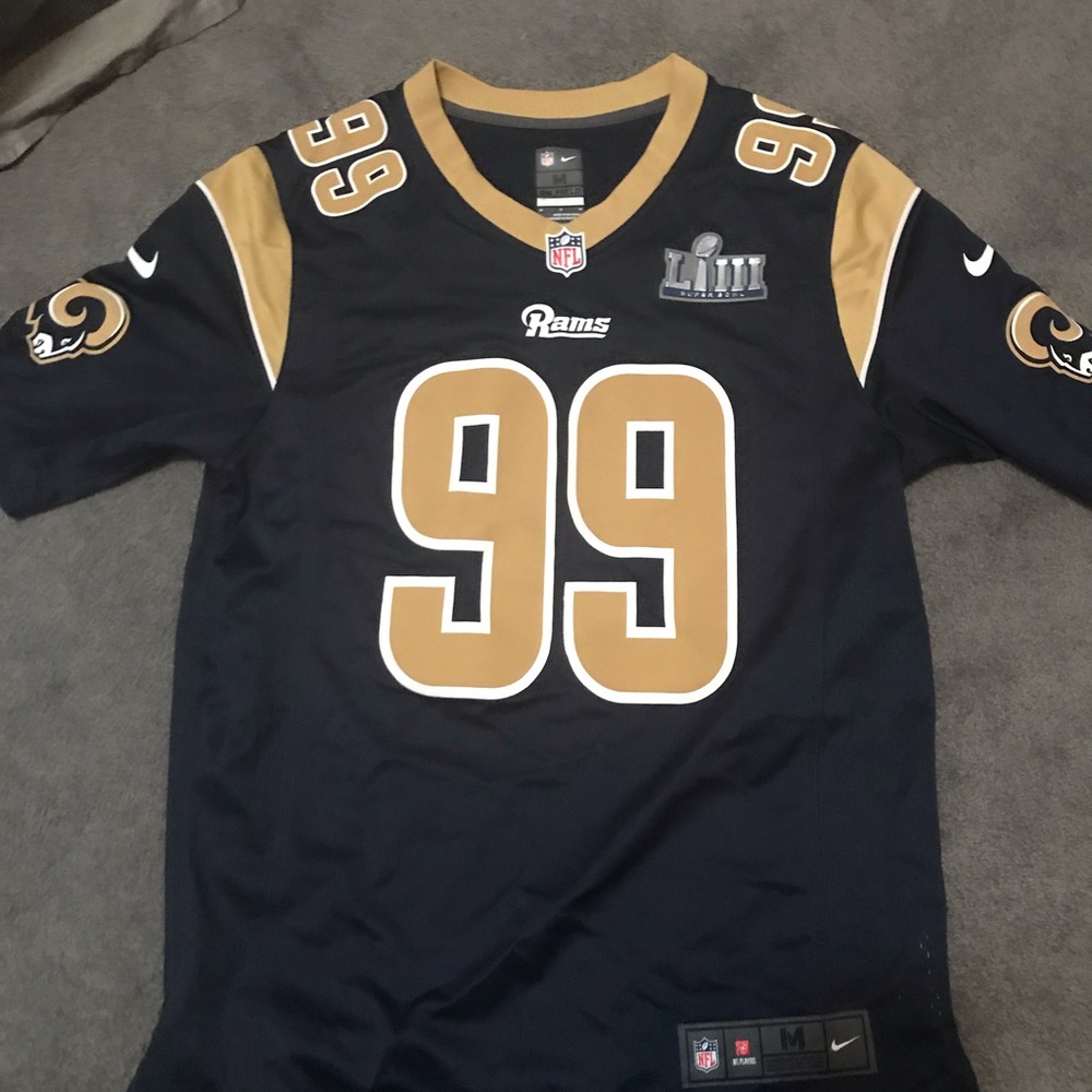 Men’s medium Ram’s Super Bowl Jersey. Worn once